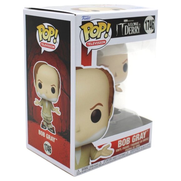 Funko Pop! Television Bob Gray Vinyl Figure HBO Welcome To Derry 1746 - Picture 7 of 7